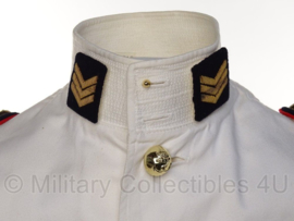 Korps Mariniers zomer uniform jas Sergeant der Mariniers wit - zeldzaam - maat XS - origineel