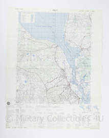 USA Defence mapping agency stafkaart Poland Police M753 2225II - 1 : 50.000 - 74 x 58 cm - origineel