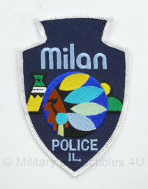 Embleem origineel Milan Police Il USA  - 12 x 8,5 cm -  origineel