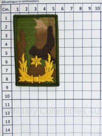 KL Nederlandse leger Multicam rangembleem met klittenband - generaals - 5 x 8 cm