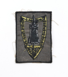 Defensie mouw embleem Hoofdkwartier Nato Brunssum AFCENT Allied Forces Central Europe - 7 x 5 cm - origineel