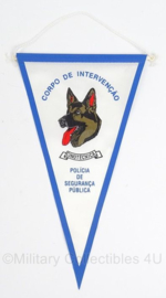 Vlag Polizia De Segurança Publica - Portugese politie - 27,5 x 16 cm - Origineel