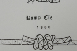 KL Nederlandse leger Handleiding voor de Hulp Onderrichter Commando Kamp CIE 1988 - origineel