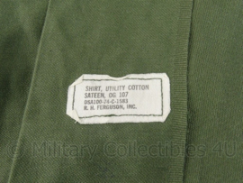 USMC US Marine Corps Fatique shirt met lange mouw - maat 15 1/2 x 33 = maat 41 - origineel