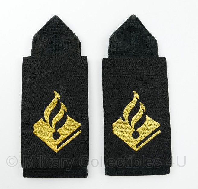 Politie Epauletten paar - 5½ x 13 cm - origineel