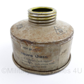 Wo2 Duitse Civiele gasmasker filter Drager - maker Adolf Wuttke - gebruikt - origineel