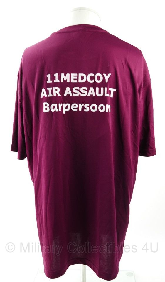 T-shirt 11 Geneeskundige Compagnie Luchtmobiele brigade 11 MEDCOY Air Assault barpersoon - maat XXL - licht gedragen - origineel