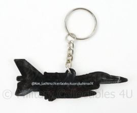 Defensie PVC 3D  sleutelhanger F16 - 3 x 8,5 cm - origineel