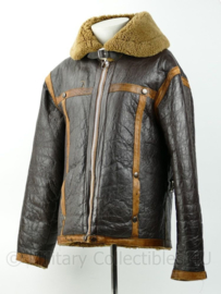 WO2 periode RAF Flight Jacket Sheepskin Sealskin jacket Brits - maat L - origineel