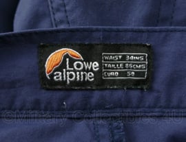 Lowe Alpine broek blauw  - maat 50 - origineel