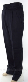 Nederlandse Marine uitgaans uniform broek donkerblauw glad wol - maat 55 3/4 - origineel