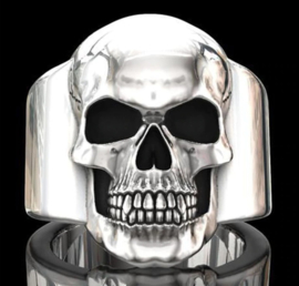 Doodskop Ring totenkopf ring  - size 8 of 9