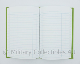 Nieuw Amerikaanse leger Notitieblok schrift - Federal Supply Service green notebook - 20,5 x 13 x 1,5 cm - origineel