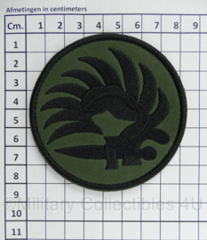 Franse Légion étrangère embleem - met klittenband - diameter 8 cm - nieuw gemaakt