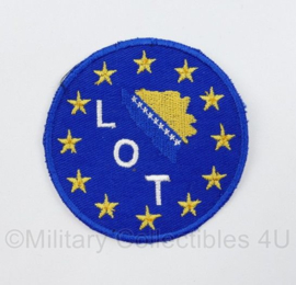 Embleem BIH Bosnia EUFOR LOT LIAISON OBSERVATION TEAM patch - diameter 8 cm - origineel