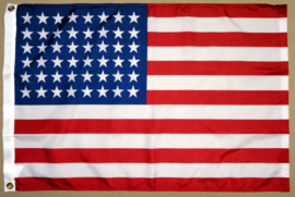 US vlag - 48 sterren -  Polyester - 1 x 1,5 meter