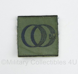 Defensie OC RIJ Opleidings- en Trainingscentrum Rijden borstembleem - met klittenband - 5 x 5 cm - origineel