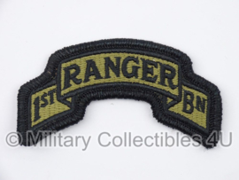 US Army OCP SSI patch - 1st Ranger Bn - met klittenband - voor multicamo uniform - origineel