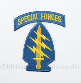 US Army Vietnam Special Forces patch met tab - 9 x 7 cm