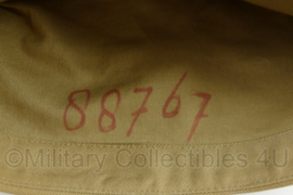 KMARNS Korps Mariniers Tropen Tenue schuitje met TOR insigne - vroeg model messing insigne - maat 56 - gedragen - origineel