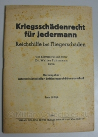 Kriegsschädenrecht bei Fliegerschäden