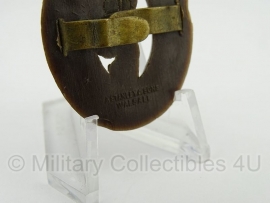 Royal Corps of Signals cap badge  - plastic 1943 uitvoering - met stempels - origineel WO2 Brits