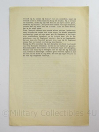 Staf Bevelhebber Nederlandsche Strijdkrachten Instructieboekje Oefeningsaanwijzing No 4 uit 13 juni 1945 - afmeting 15 x 23 cm - origineel