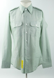 US Army Class A shirt man's ctn/poly overhemd 1984 - size 15,5 x 33 = maat 41 - gedragen - origineel