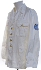 KM Koninklijke Marine witte uniform jas - met goudkleurige knopen - maat M - origineel