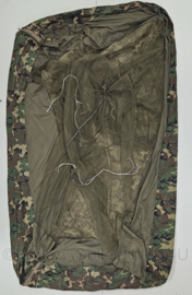 KMARNS Korps Mariniers of US Woodland klamboe tent - 190 x 110 cm - licht gebruikt  - origineel