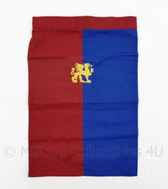 KL Nederlandse leger halsdoek 41 Pantserbrigade - rood/blauw - origineel