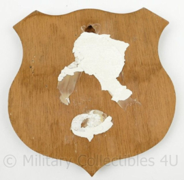 KM Koninklijke Marine wandbord Hr. Ms. Snellius - 15½ x 15½ x 1½ cm - origineel