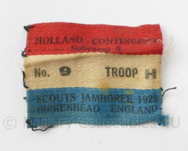 Holland Scouting Jamboree 1929 embleem - 5 x 4 cm - origineel