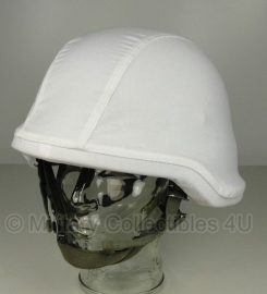 KL sneeuw wit M92 M95 helmovertrek voor Composiet helm  (zonder helm) - maat Medium, Large of XL - licht gebruikt - origineel