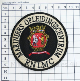 Korps Mariniers RNLMC Mariniers Opleidingscentrum embleem - met klittenband - diameter 9 cm