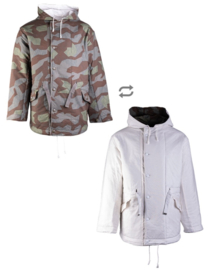 WO2 Duitse Wendejacke Splintertarn - omkeerbare winter parka - replica