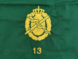 Defensie halsdoek  Geneeskundige dienst 13e compagnie  - groen - 47 x 34 cm - origineel