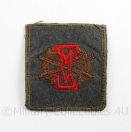 KL Landmacht vaardigheids borst embleem ZMLV Zware Militaire Vaardigheidsproeven - afmeting 4,5 x 5 cm - origineel