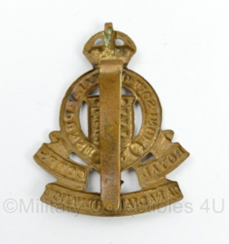 WO2 cap badge  Royal Canadian Ordnance Corps - Kings Crown -  5 x 4 cm - origineel