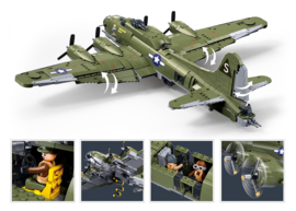 Sluban WO2 B-17GS Bommenwerper bouwset - 1270 bouwstenen - nieuw in verpakking - origineel