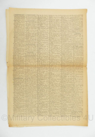 WO2 Duitse krant Frankische Tageszeitung nr. 156 7 juli 1943 - 47 x 32 cm - origineel