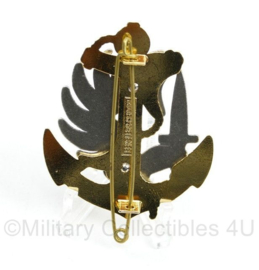 Franse leger baret insigne Colonial Marine Paratroopers - diameter 4,5 cm - origineel
