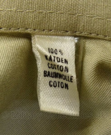 KM Korps Mariniers overhemd - khaki - met Korps Mariniers insigne - lange mouwen - maat 41 - origineel