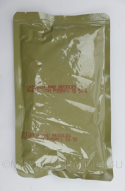 US Army MRE maaltijd nr. 3 rantsoen zak Chicken Noodles and vegetables in sauce MET Flameless Ration Heater MRE Chemical heating bag - BBE 12-2023