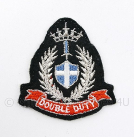 Onbekende double duty patch - 7 x 6,5 cm -  origineel