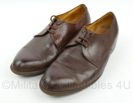 KL Nederlandse leger DT nette schoenen Derby Holland bruin leer - maat 43M = 270M - gedragen - origineel