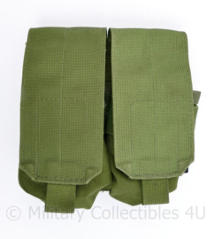 Double magazin pouch M4 Diemaco Groen Merk TMC - 17 x 5 x 17 cm  - origineel