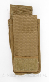 Defensie coyote single pistol mag MOLLE pouch - Made in USA - 12 x 5 x 2½ cm - origineel
