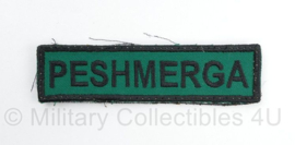 Koerdisch YPG Yekîneyên Parastina Gel Peshmerga embleem - met klittenband - 9,5 x 2,5 cm - origineel