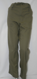 Britse trousers, Man's Lightweight Groen - Waist 88 cm.  - origineel